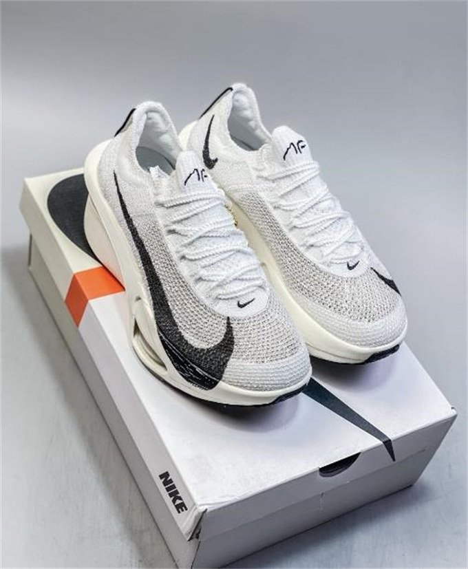 나이키 에어 Zoom Alphafly Next% 3 내마모성, 통기성이 좋은 로우탑  러닝 신발 화이트 블랙 FB8356-100 photo review