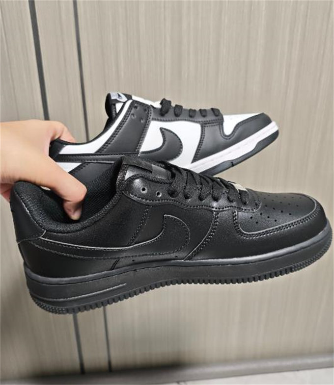 나이키 SB 에어포스 1 로우 블랙 블랙 IW8068-001 photo review
