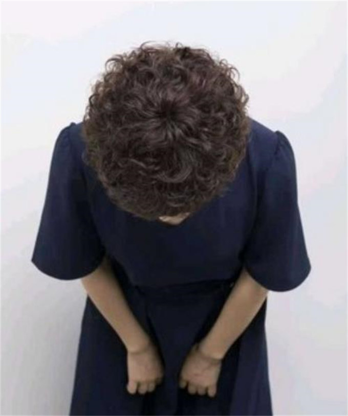 100% 인모 수제 중년여성 전체가발 엄마통가발 웨이브 가발 photo review